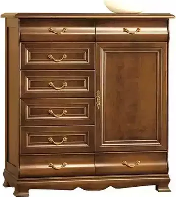 Obrázek produktu pro Schubladen Eiche Massivholz Kommoden Sideboard Kommode Echtholz Schrank