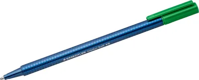 Produktbild von Kugelschreiber triplus ball Kappenmodell XB blau/grün Packung mit 10 Stück
