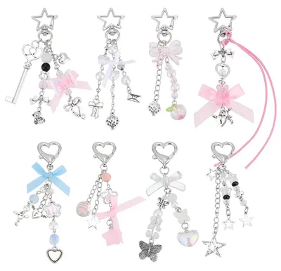 Immagine prodotto di Set di 6 portachiavi eleganti per donna