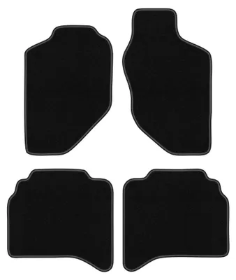 Productafbeelding van Velours automatten voor Opel Frontera B 1998-2006 – 4-delig, zwart, op maat – Wielganizator BASIC