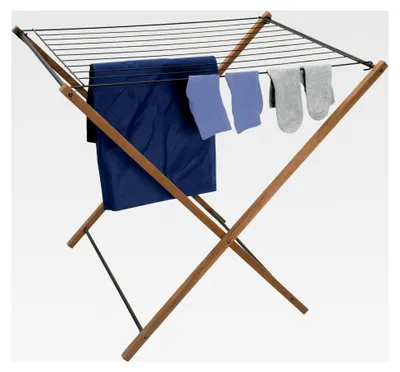 Produktbild von Ausziehbarer Wäscheständer - Wäscheleine für Balkon und Wand - Wandtrockner für Badezimmer