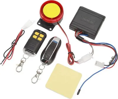 Immagine prodotto di Sistema di allarme per scooter 12 V, telecomando singolo, impermeabile, sistema di sicurezza antifurto.
