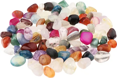 Produktbild von NKlaus 300g Trommelsteine Multi Mix 15 - 20 mm Heilsteine Edelsteine Schmuckstein Deko 14700