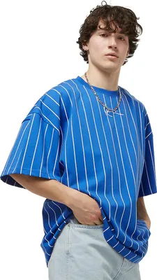 Produktbild von Karl Kani Herren T-Shirt Signature Boxy Heavy Jersey Pinstripe blue/white S