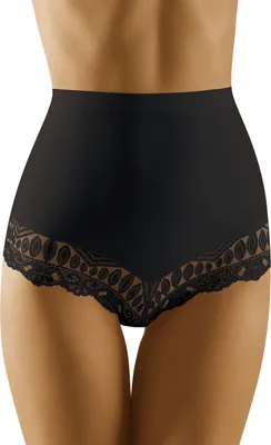 Produktbild von Wolbar Dame Slip Unterhose Spitze  Unterwäsxche WB430, Schwarz, L