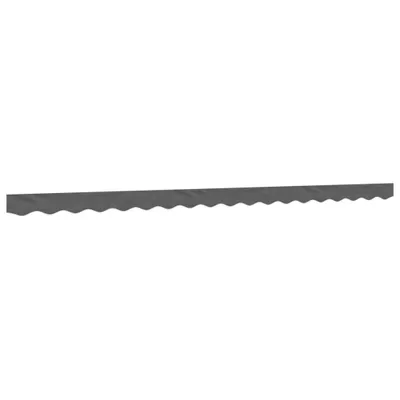 Image de vidaXL Volant de store anthracite rayé 4,5 m