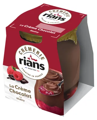 Immagine prodotto di Dessert alla crema di cioccolato con salsa di lamponi Rians 1x125g