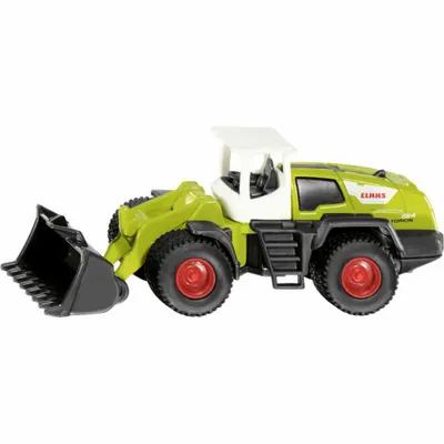 Immagine prodotto di siku 1524, pala gommata Claas Torion 1914, metallo/plastica, verde/bianco, giocattolo per bambini