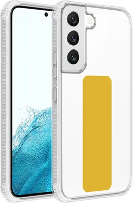 Image de Cadorabo Housse de protection pour Samsung Galaxy S22 PLUS Housse en jaune Etui TPU Silikon Case Cover Standfunktion