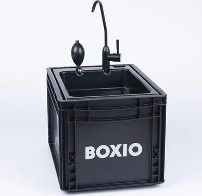 Obrázek produktu pro Mobilní mycí stanice Famanu pro kempování – kompaktní provedení ve velikosti euroboxu