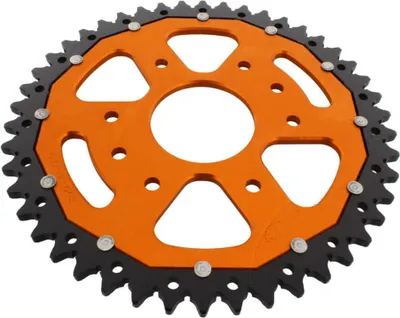 Obrázek produktu pro ZF Sprocket 46 zubů rozteč 520 oranžová černá duální ZFD-890-46-ORG
