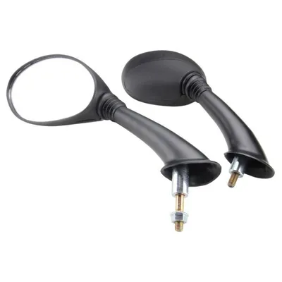 Zdjęcie produktu dla Zestaw lusterek wstecznych czarny lewy prawy do Vespa ET2 ET4 50 125 150