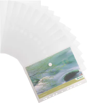 Produktbild von tarifold Green Line Dokumententasche DIN A4 mit Lochung 12er Pack