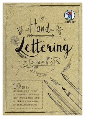 Produktbild von URSUS 24939210, Kunstpapier, 190 g/m², 10 Blätter
