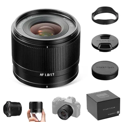 Zdjęcie produktu dla Obiektyw szerokokątny 17mm F1.8 z autofocusem, przeznaczony do aparatów Fuji