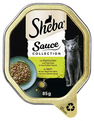 Produktbild von Sheba Sauce Collection Kaninchen & Gemüse in herzhafter Sauce 85 g - 22 Stück