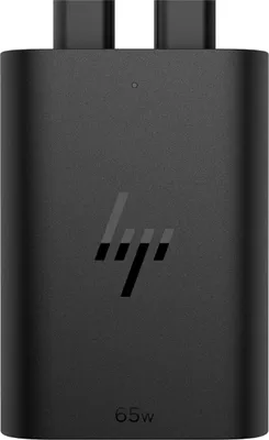 Obrázok produktu pre HP 65 W nabíjačka pre notebooky GaN USB-C, Laptop, Vnútorný, 65 W, 5,9,12,15,20 V, Striedavý prúd – jednosmerný prúd, 65 W