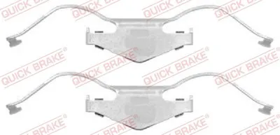 Produktbild von QUICK BRAKE 109-1297 Zubehörsatz Scheibenbremsbelag Vorne für OPEL Vectra C Caravan (Z02) Vectra C Limousine (Z02) Signum CC (Z03) Vectra C CC (Z02)