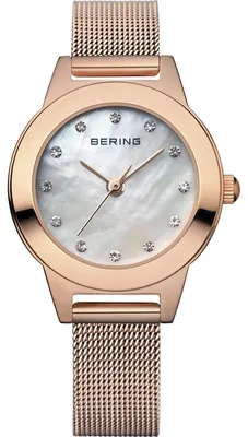 Produktbild von Bering Damen Uhr Armbanduhr Slim Classic - 11125–366 Meshband