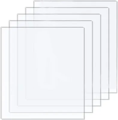 Produktbild von Transparenz Acrylplatten Pack 5 Stück 2 mm Transparante Acrylglas Paneel für Fotolijsten und Ausstellungen