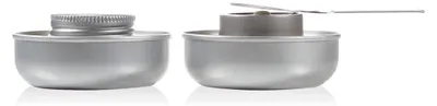 Produktbild von Boska Fonduebrenner mit Brennerpaste / Enthält 2 Brenner und einen Flammenregler / Recyceltes Material / Sicher / 5 Brennstunden