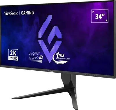 Produktbild von Viewsonic VX Series VX3480-2K-PRO, 86,4 cm (34"), 3440 x 1440 Pixel, UltraWide Quad HD, LED, 1 ms, Schwarz