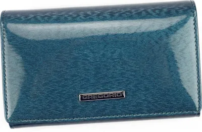 Image de Un portefeuille Gregorio en cuir élégant et spacieux pour femmes.
