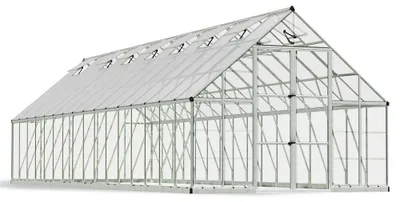 Produktbild von Palram - Canopia Aluminium Gewächshaus Balance 1032 Silber 964x304x257 cm
