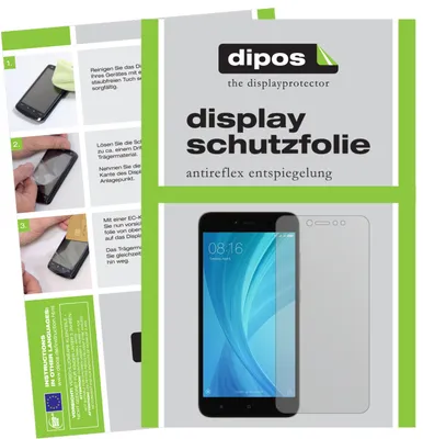 Produktbild von 2x Schutzfolie für Xiaomi Note 5A Prime matt Displayschutzfolie Display Schutz