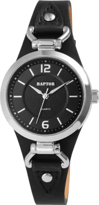 Produktbild von Raptor Damenuhr "Classic" Echtlederarmband