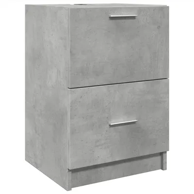 Produktbild von Waschbeckenunterschrank Betongrau 40x37x59 cm Holzwerkstoff