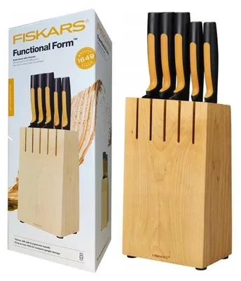 Zdjęcie produktu dla Zestaw 5 noży w bloku Functional Form™ 1062927