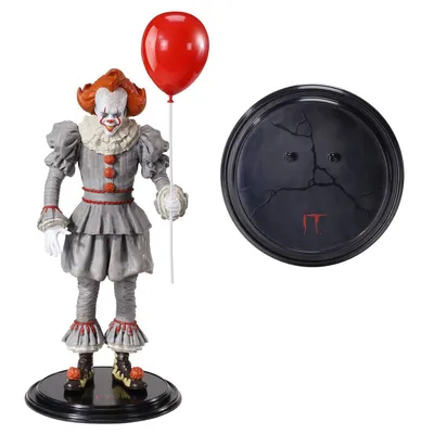 Produktbild von Noble Collection Stephen Kings Es Bendyfigs Biegefigur Pennywise 19 cm NOB1811