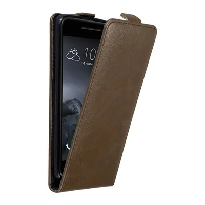 Immagine prodotto di Custodia Cadorabo per HTC ONE A9 Custodia protettiva in marrone Custodia Flip per telefono cellulare Custodia Cover