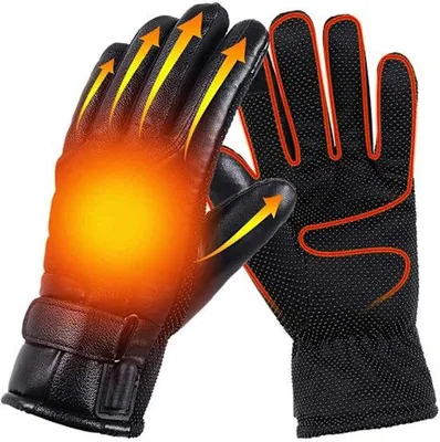 Productafbeelding van Elektrische verwarmde handschoenen - 3 standen - Handschoenen met USB-oplaadfunctie - Verwarmde handschoenen voor de winter - Fiets handschoenen - Motorhandschoenen - Duikhandschoenen