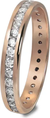 Produktbild von GoldDream Ring Zirkonia 333er rosegold Gr. 58 rosegold Damen Schmuck GDR520E58