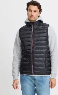 Obrázek produktu pro Blend BHOuterwear Pánská vesta Prošívaná vesta Outdoorová vesta s vysokým límcem Zip Kapsy Regular fit