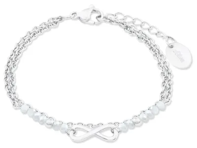 Produktbild von S.Oliver Infinity Armband für Damen aus Edelstahl