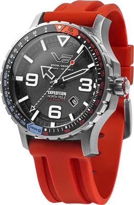 Vostok Europe YN55-597A729 Herrenuhr Automatik Polar Legend Rot/Schwarz 1