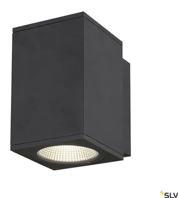 Obrázek produktu pro SLV Enola LED nástěnné svítidlo Square IP65 antracitová barva
