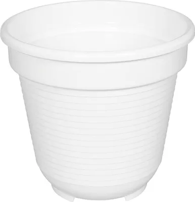 Produktbild von Geli Blumentopf STANDARD Weiß Ø 10 cm - Kunststoff