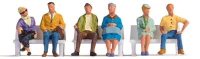Image de NOCH Personnes assises, N (1:160), Multicolore