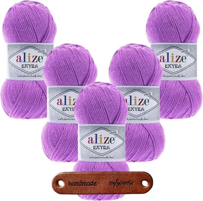 Produktbild von 5 x ALIZE Extra 247 violet mit Label