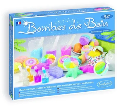 Produktbild von Badebomben –  – Stelle deine eigenen Badebomben oder Brausetabletten her – Verschiedene Formen – Ab 8 Jahren