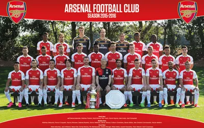 Produktbild von Arsenal FC - Poster - Team Photo 15-16