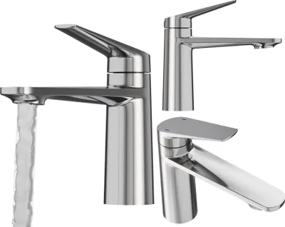 Produktbild von Granitan | NAVE - Waschtischarmatur - Flexibler Auslauf - Chrom - Messing - Keramikkopf