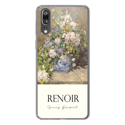 Produktbild von MuchoWow® Handyhülle Schutzhülle Hülle für Huawei P20 Kunst - Blumen - Alte Meister Silikon Softcase Handy Hülle - Hardcover