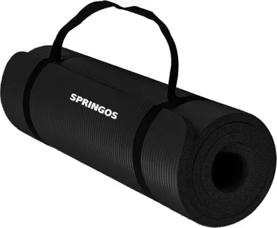 Image de Tapis de yoga Tapis de gymnastique Pilates Tapis de sport Tapis de sol - noir