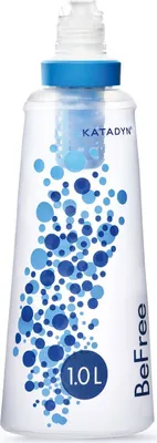 Zdjęcie produktu dla Katadyn BeFree, 1 l, Biały, Niebieski, 1 l, 2 l/min, 7 mm, 80 mm