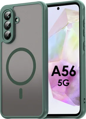 Produktbild von Handyhülle für Samsung Galaxy A56 Matt Case Schutzhülle Kratzfest Passgenau Grün